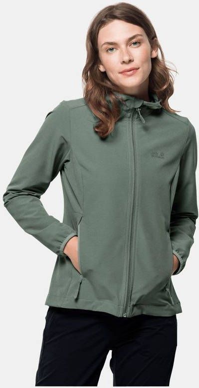 Jack Wolfskin Turbulence Jas Dames Groen