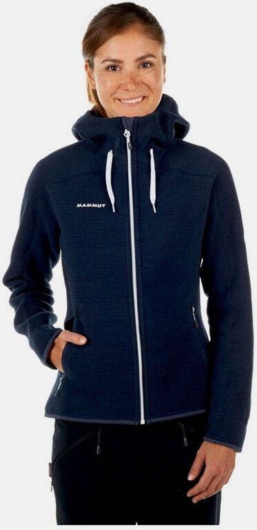 mammut Arctic ML Hooded Fleecevest Dames Marineblauw