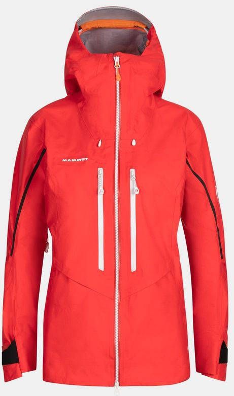 mammut Nordwand Advanced HS Hooded Dames Jas Middenrood