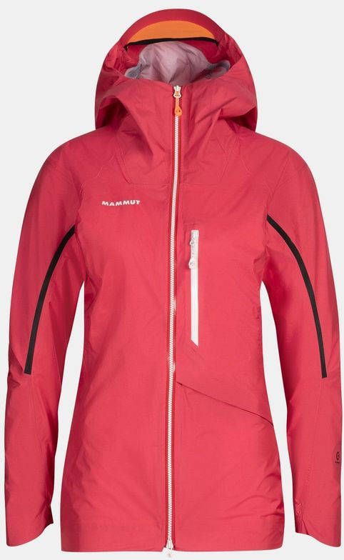 mammut Norwand Light Hooded Hardshell Jas Dames Rood