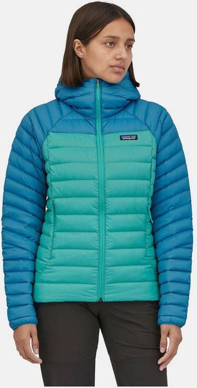 Patagonia Down Sweater Hoody Donsjas Dames Blauw