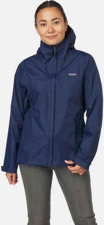 Patagonia Torrentshell 3L Dames Jas Marineblauw