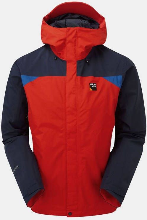 Sprayway Reaction GTX Jas Rood/Marineblauw