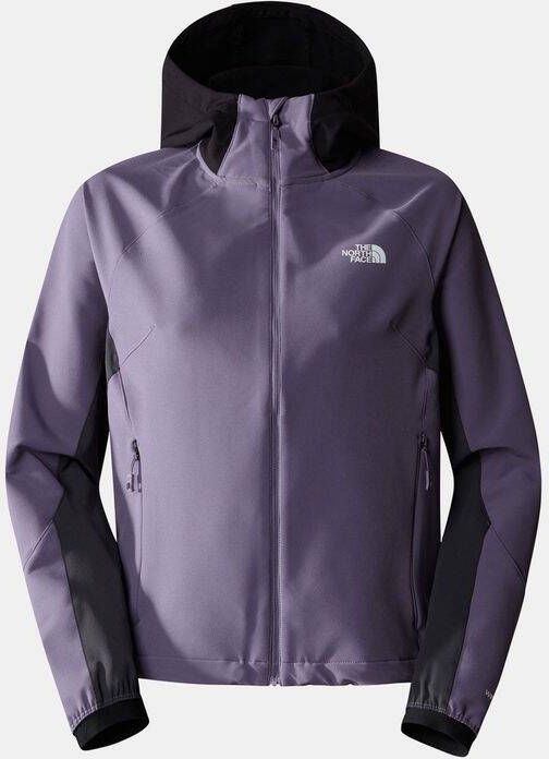 The North Face Athletic Outdoor Hoodie Softshell Jas Dames Paars