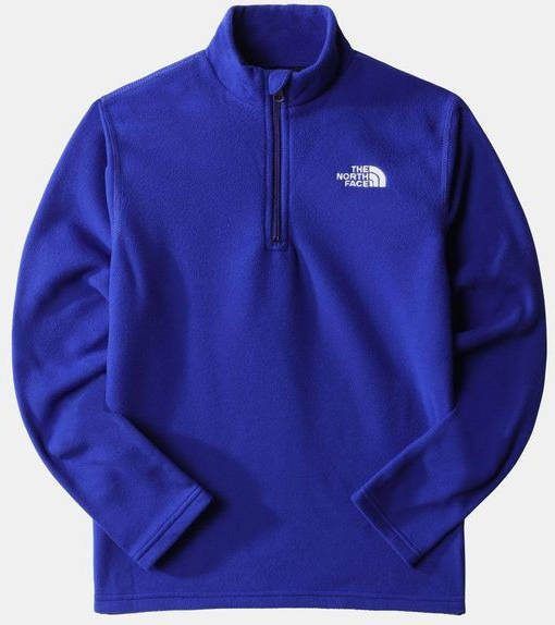 The North Face Teen Glacier 1/4 Zip Fleecetrui Tieners Blauw
