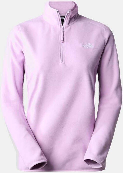 The North Face W 100 Glacier 1/4 Zip Paars