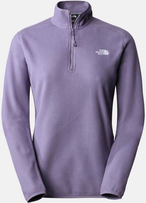 The North Face W 100 Glacier 1/4 Zip Paars