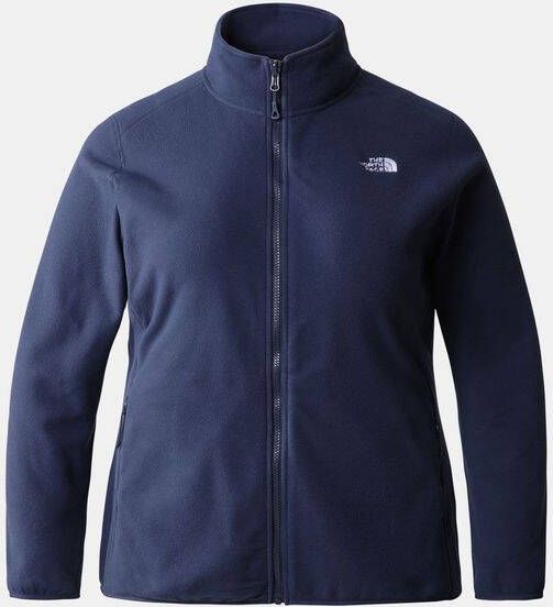 The North Face W Plus 100 Glacier Full Zip Blauw