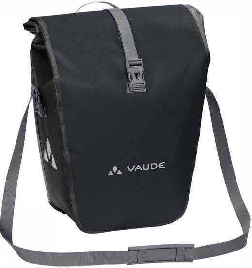 VAUDE glanzende Aqua Back achter fietstassen set van 2 zwart