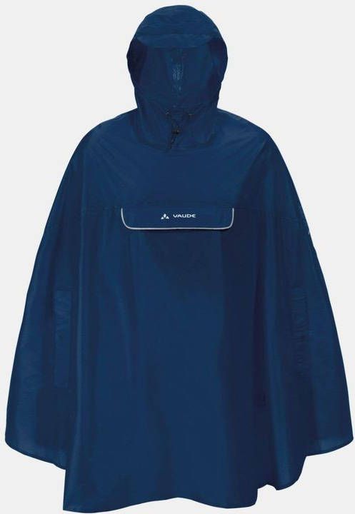 Vaude Valdipino Poncho Donkerblauw