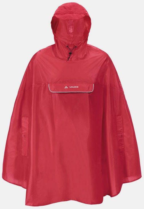 Vaude regenponcho Valdipino, voor heren,, Regenjas, Regenkleding