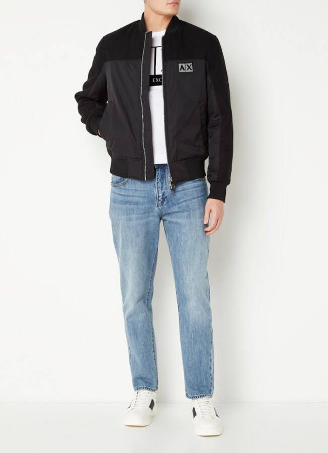 Armani Exchange Mannen kleding bovenkleding zwart aw22 , Zwart, Heren