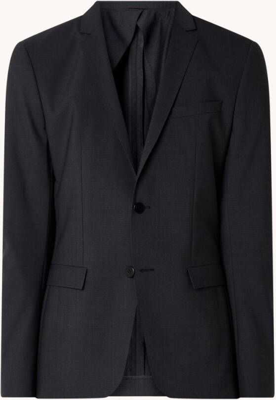 Calvin Klein Slim fit colbert in wolblend met borstzak