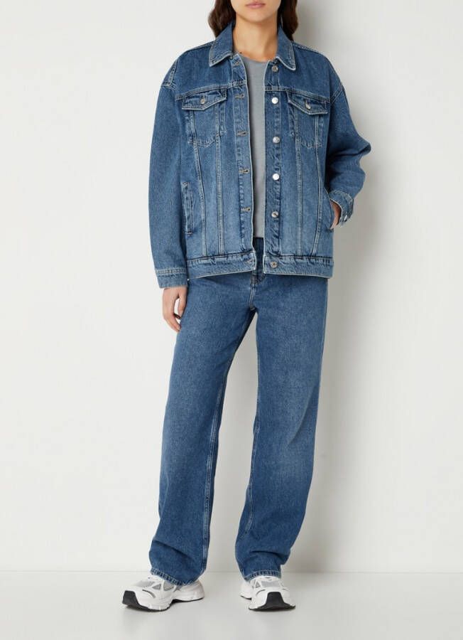 Colourful Rebel Paige spijkerjas met backprint