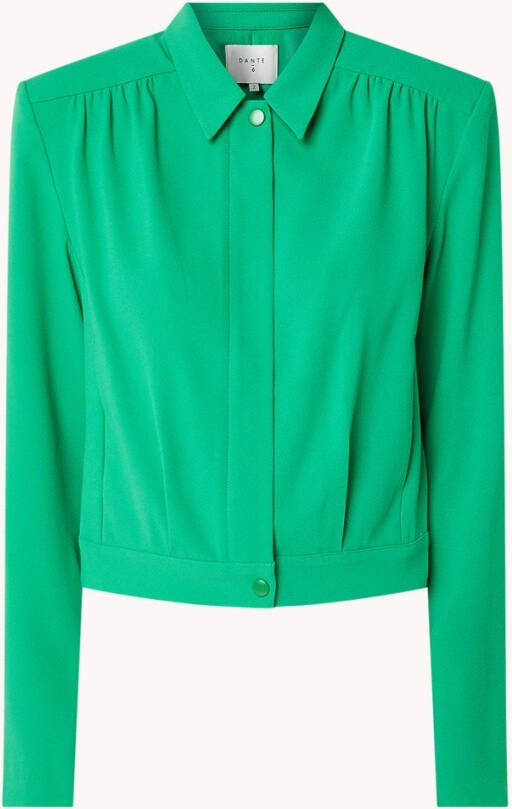 Dante 6 Lucas high waist straight fit pantalon van cr&#xEA, pe