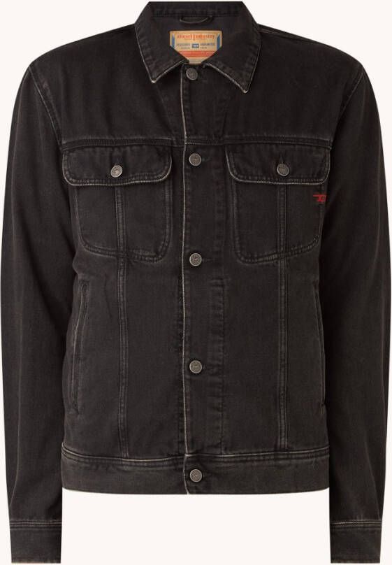 Diesel ‘D Barcy’ jacket , Zwart, Heren