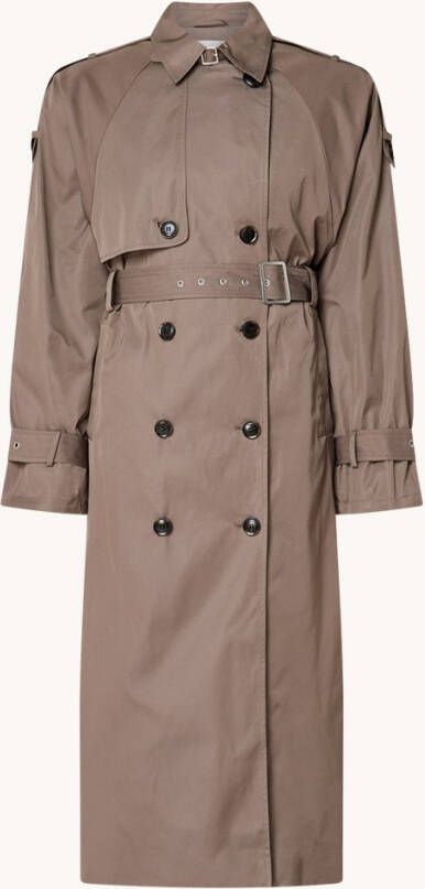 Gestuz SargaGZ double breasted trenchcoat met ceintuur