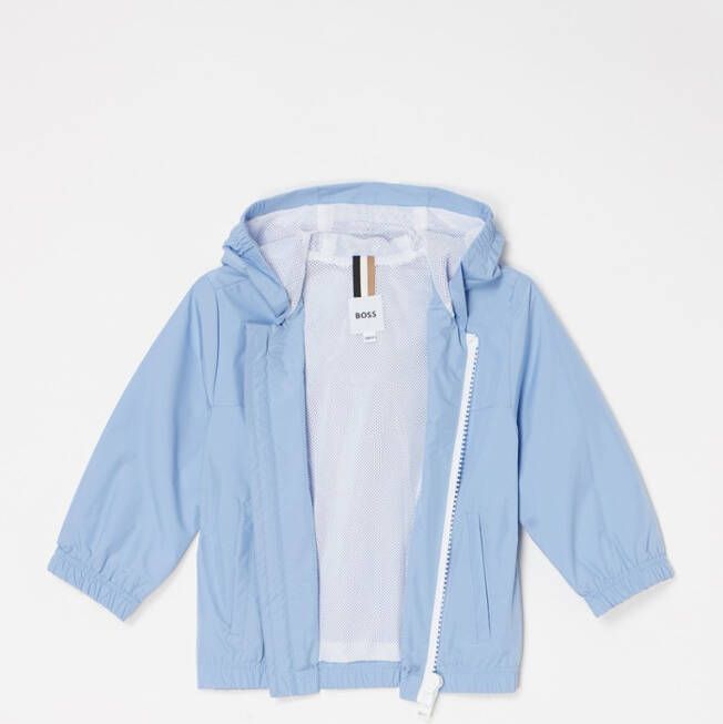 Hugo Boss Jack met capuchon en logoprint