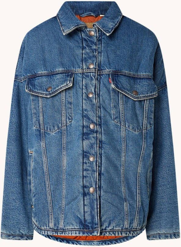 Levi's Fly Trucker spijkerjas in lyocellblend met gewatteerde voering