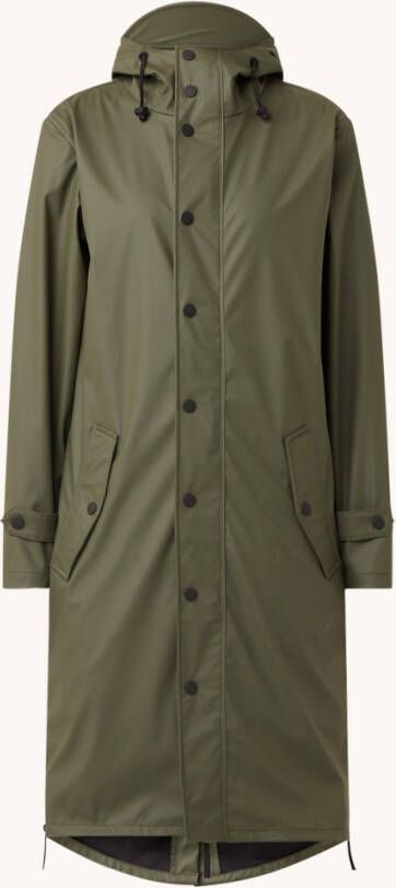 Maium Longline unisex regenjas met capuchon