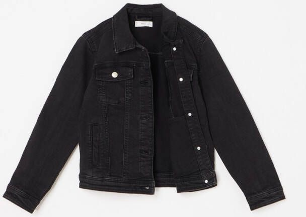 Mango Allegra spijkerjas met steekzakken