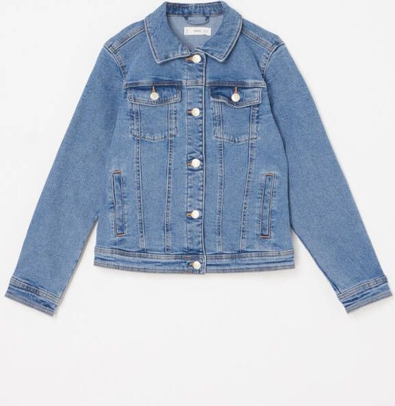 Mango Allegra spijkerjas met steekzakken