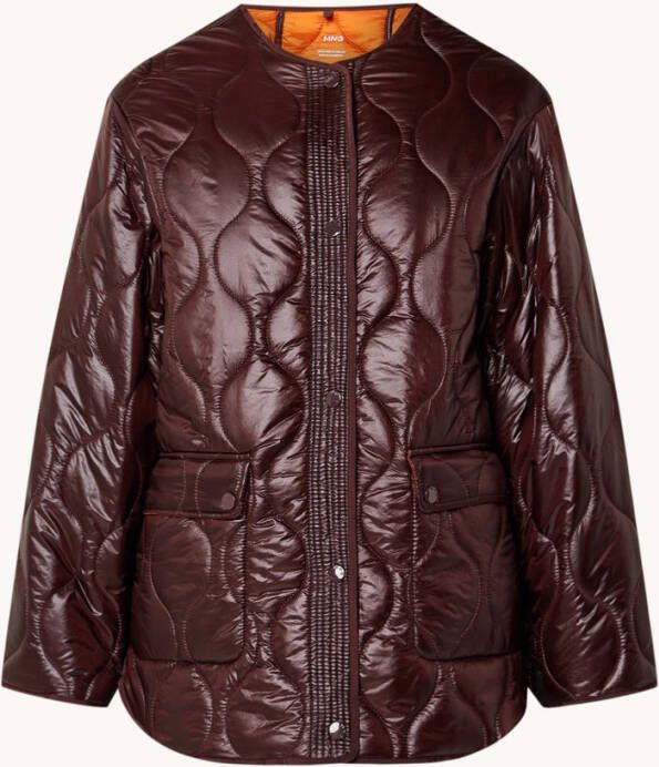 Mango Melon gewatteerd jack met quilt patroon