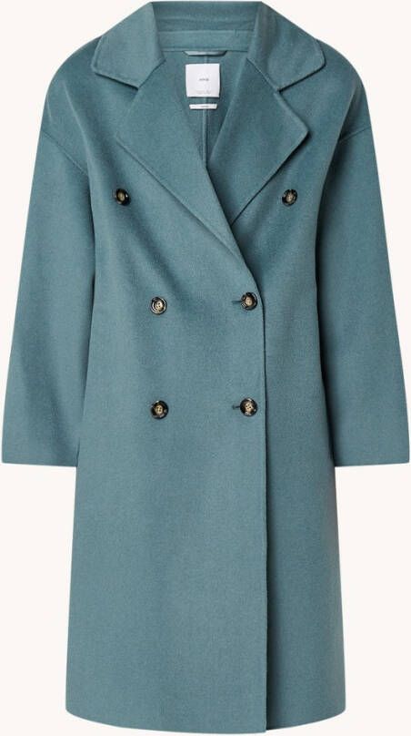 Mango Picarol double breasted mantel in wolblend