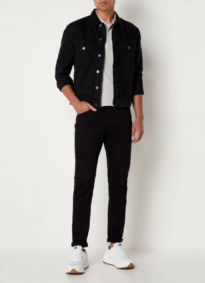 Mango Ryan spijkerjas met steek en klepzakken