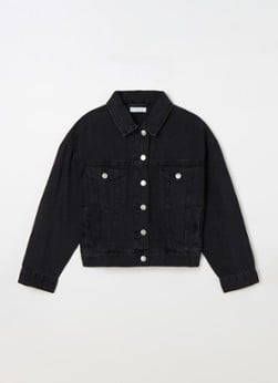 Mango Trucker spijkerjas met steekzakken