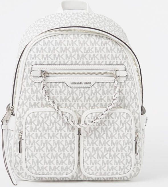 Michael Kors Elliot rugzak van leer met logoprint
