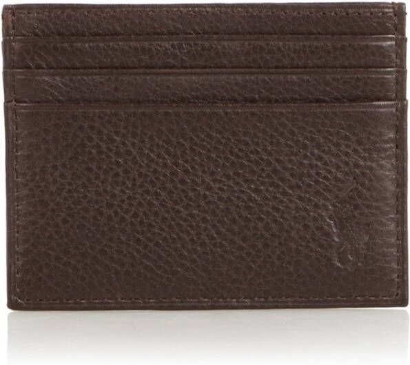 Ralph Lauren Pasjeshouder van zwart leer