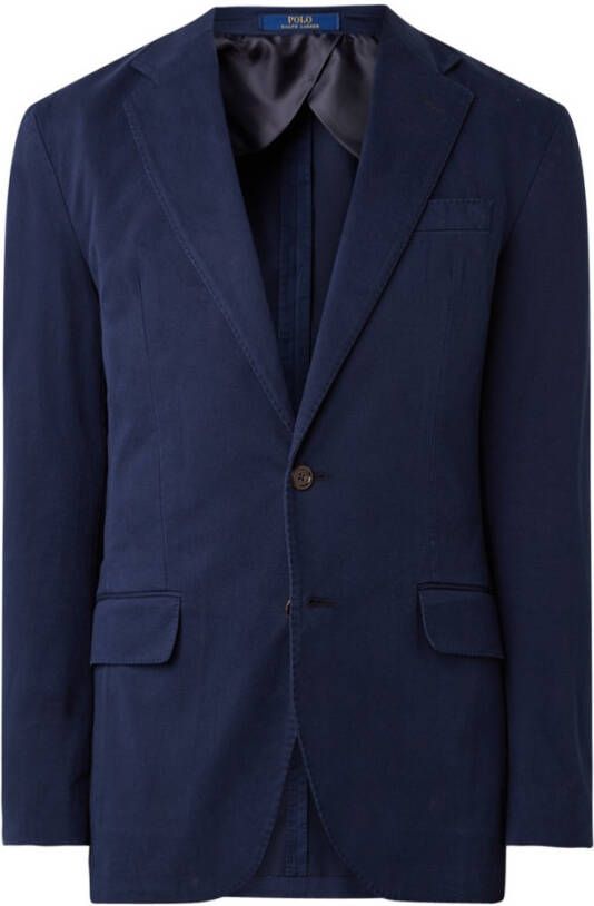 Ralph Lauren Single breasted colbert van katoen
