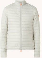 Save the Duck Alexander gewatteerd jack met ritszakken en logo