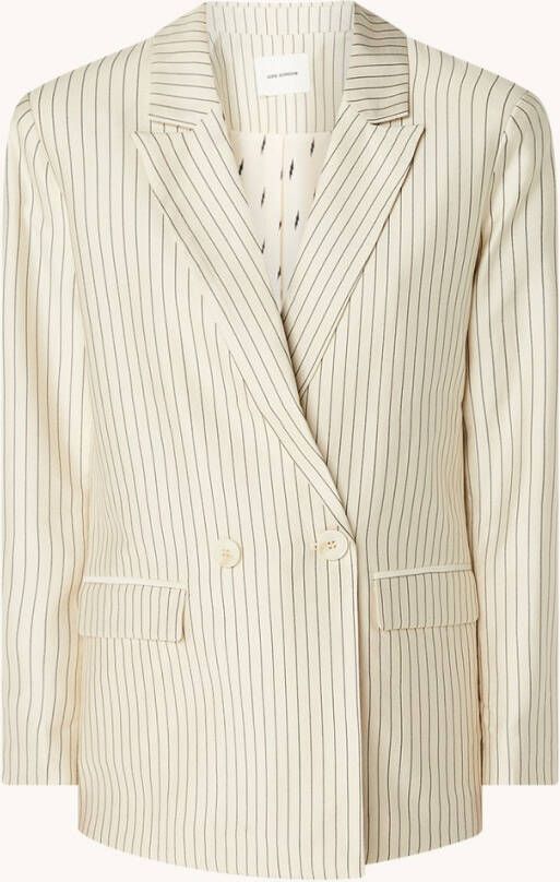 Sofie Schnoor Blazer met streepprint en klepzakken