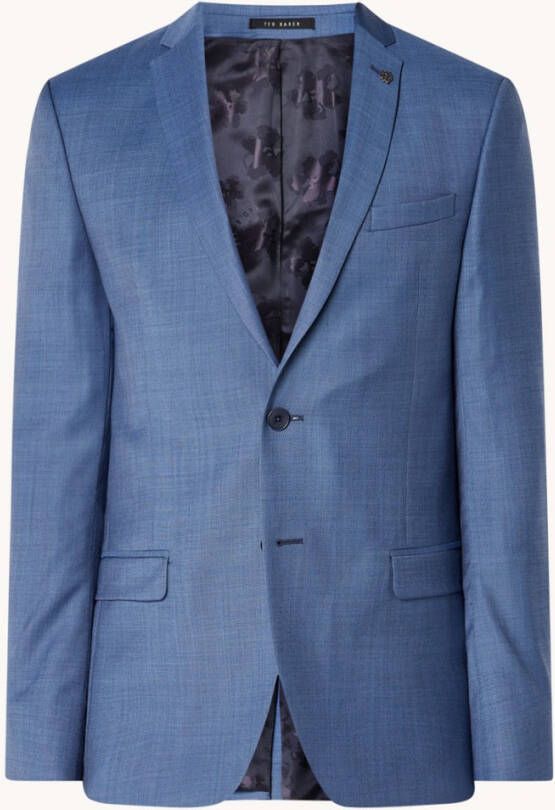 Ted Baker Camdejs slim fit colbert van wol met klepzakken