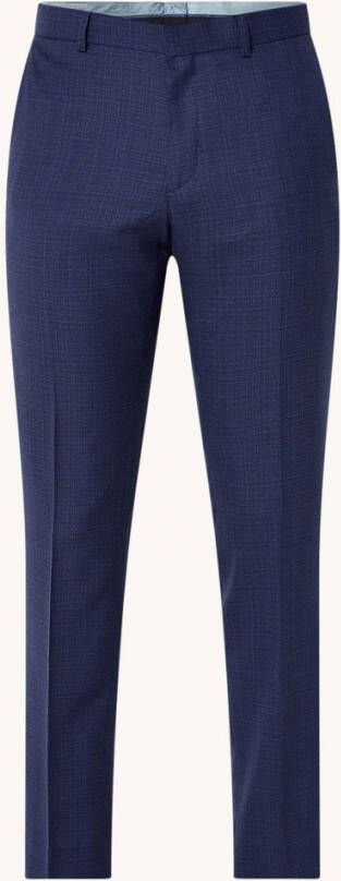 Ted Baker Eliats slim fit pantalon met structuur en steekzakken
