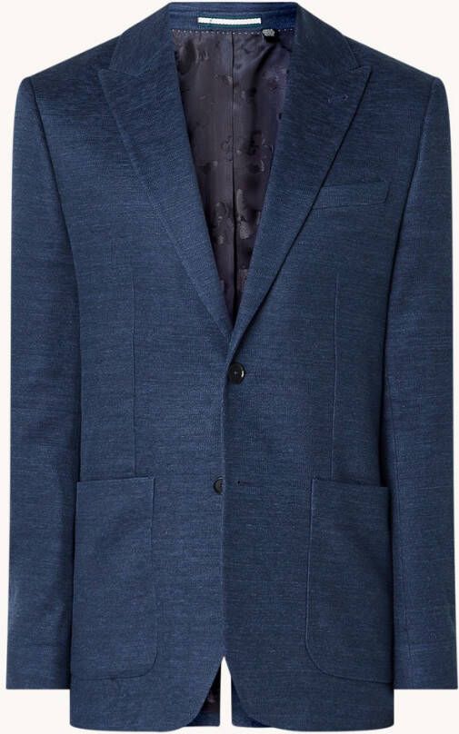 Ted Baker Regular fit colbert met opgestikte zakken