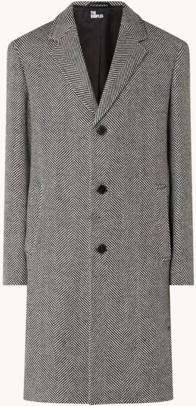 The Kooples Mantel van wol met steekzakken