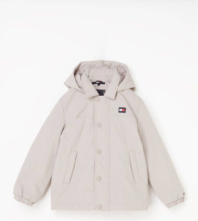 Tommy Hilfiger Coach jack met capuchon en logo