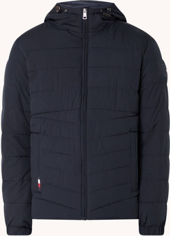 Tommy Hilfiger Gewatteerd jack met steekzakken en capuchon