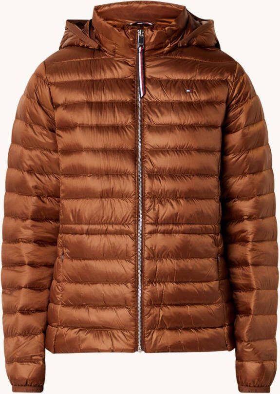 Tommy Hilfiger Gewatteerd pufferjack met donsvulling en afneembare capuchon