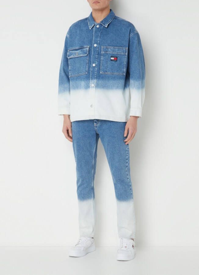 Tommy Hilfiger Spijkerjas met klepzakken en logoborduring