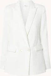 Mango Iguana double breasted blazer met klepzakken