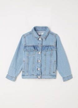 Mango Norma spijkerjas met steekzakken en ruches