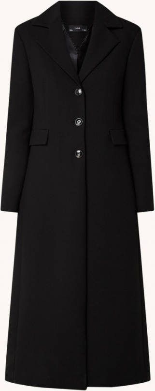 Mango Pocion mantel met schoudervulling en stretch