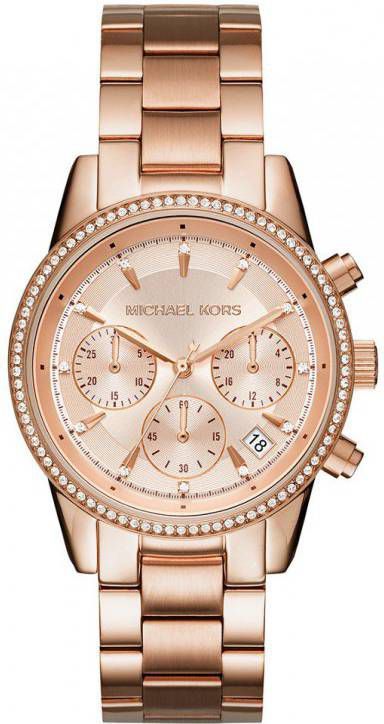 Michael Kors Horloges Ritz MK6357 Rosé, goudkleurig