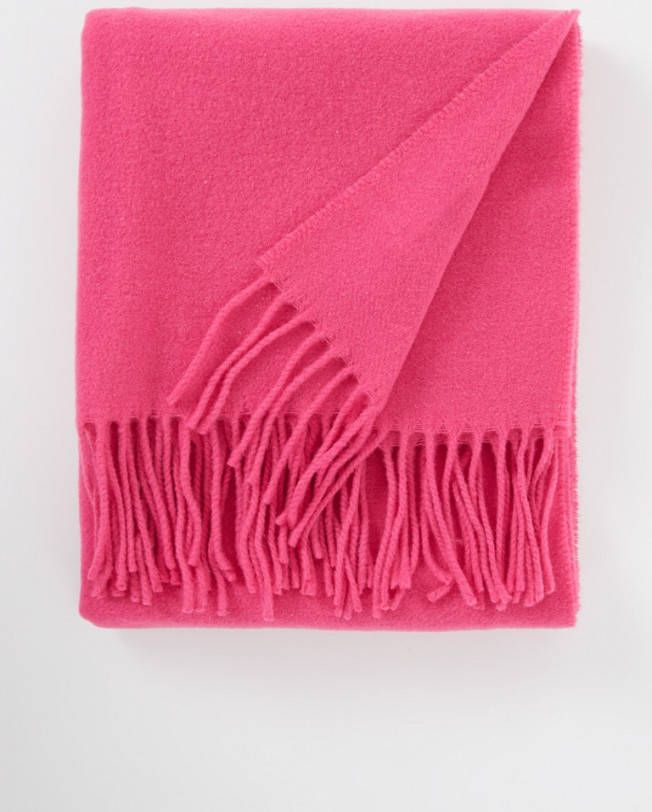 Scotch & Soda Unisex wollen sjaal met franjes