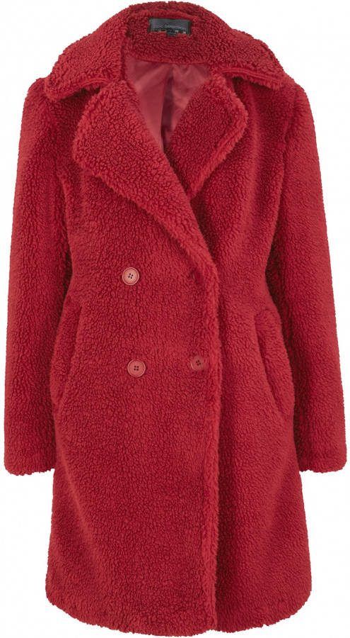 bonprix Lange blazerjas van teddy