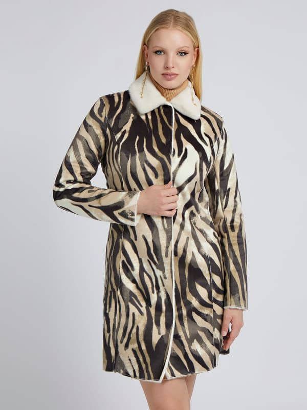 Guess Omkeerbare Jas Synthetisch Bont